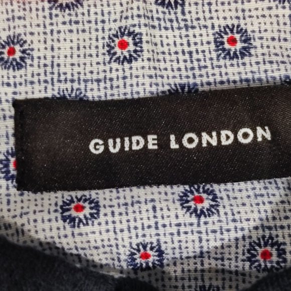 Guide London 1/4 button up polo shirt navy blue men's size 2XL - Picture 3 of 6